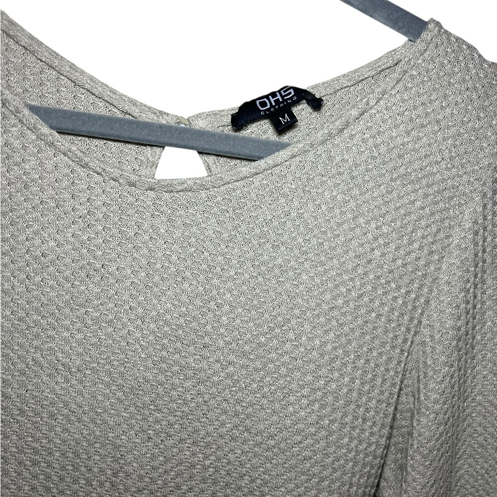 OHS Clothing • Long Sleeve Peplum Romper - Picture 3 of 5